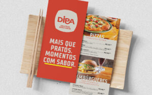 Mocup dos cardápios