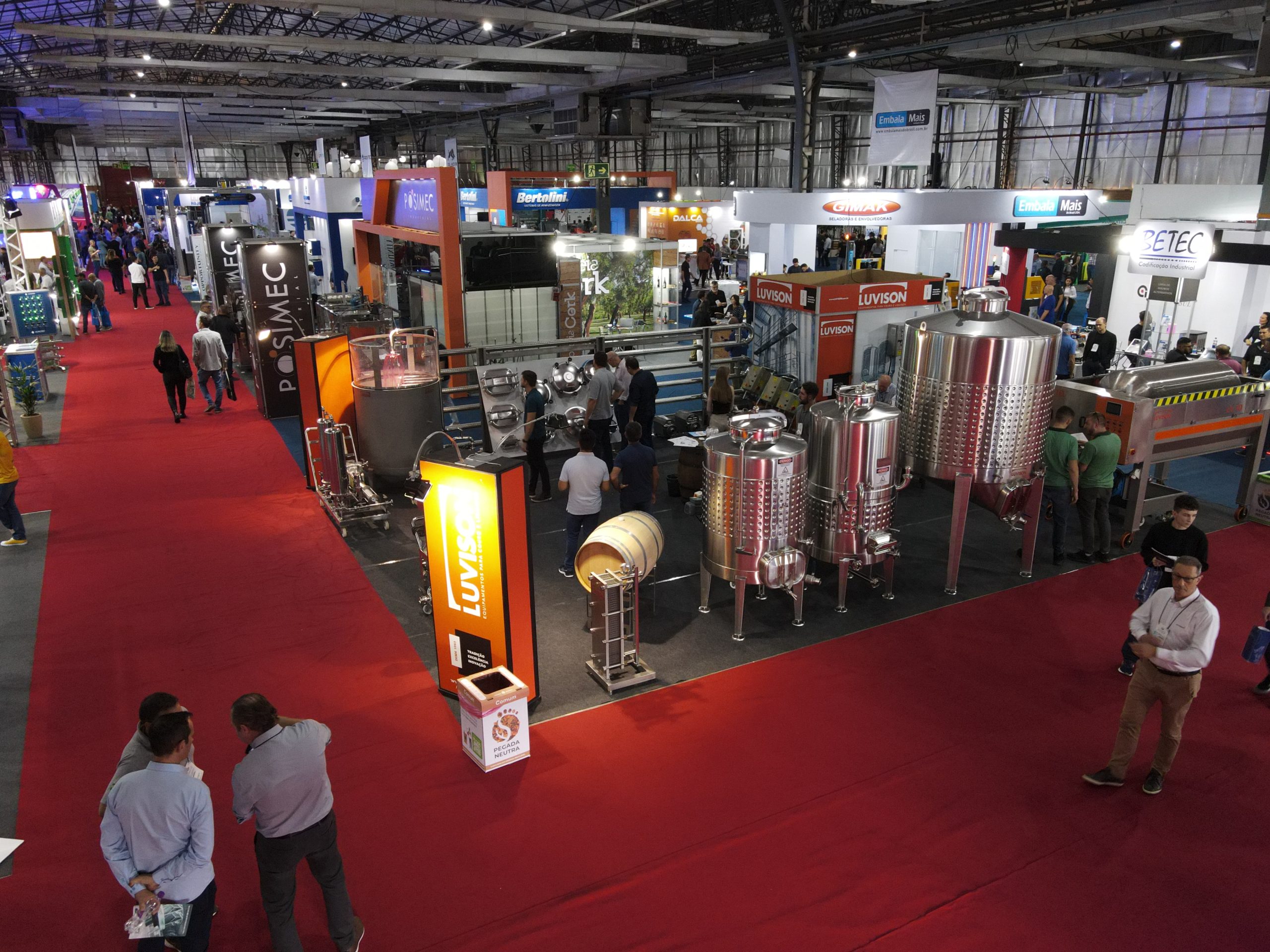 Imagem do movimento na 15ª Envase Brasil.